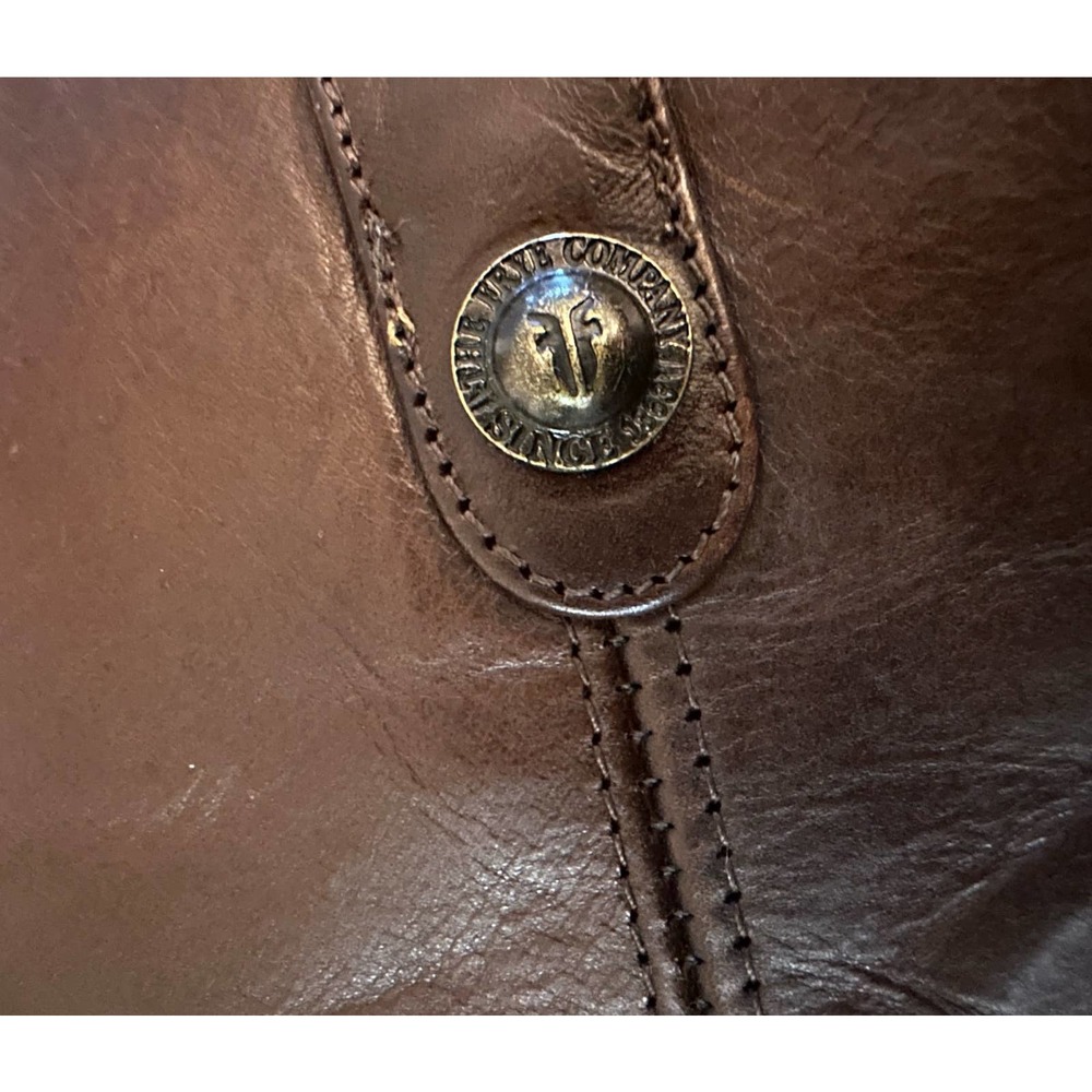 Frye Tall Leather Riding Boots in Brown - Picture 8 of 16